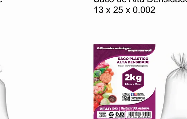 Saco de Alta Densidade 2kg