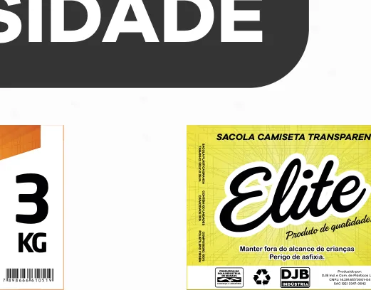 Sacola Branca Alta Densidade 5kg