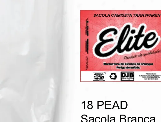 Sacola Branca Alta Densidade 8kg