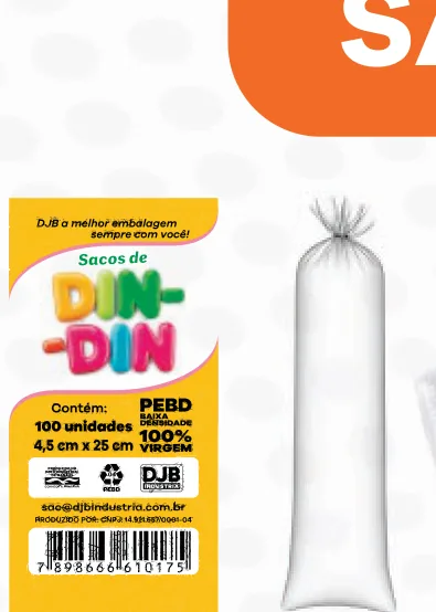 Saco de Baixa Densidade DINDIN