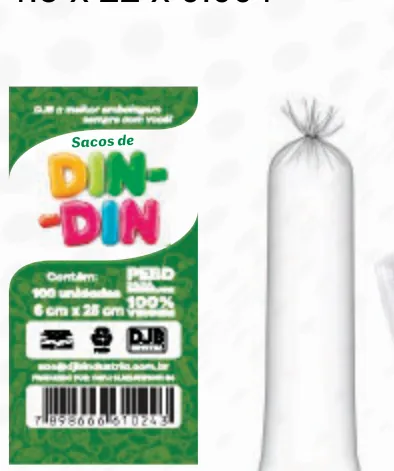 Saco de Baixa Densidade DINDIN