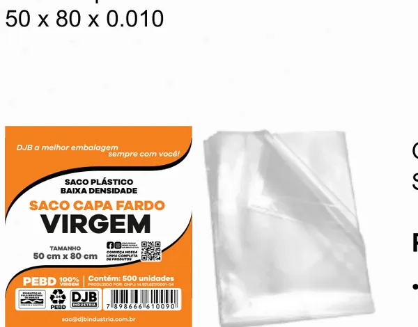 Saco Capa Fardo Virgem